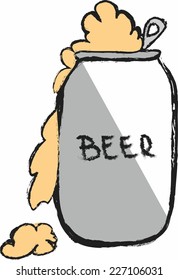 doodle beer can
