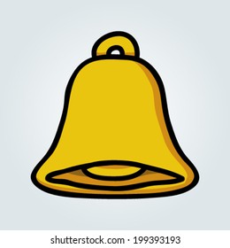 Doodle bell. Ding-dong
