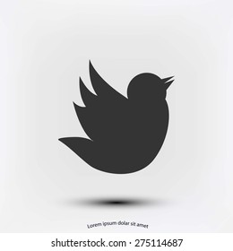 Doodle bird icon