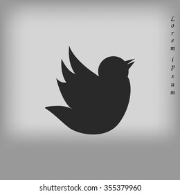Doodle bird icon