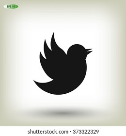 Doodle bird icon