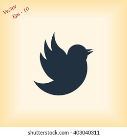 Doodle bird icon