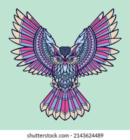doodle bird illustration perfect for design