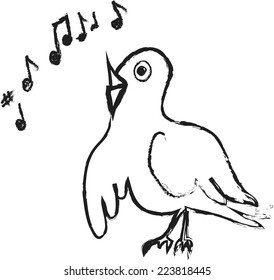 doodle bird singing