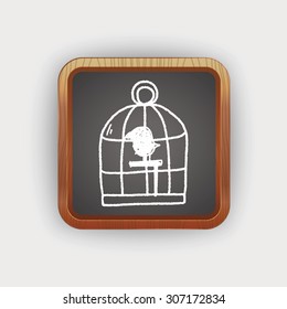 doodle birdcage