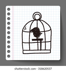 doodle birdcage