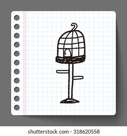 doodle birdcage