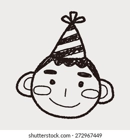 doodle birthday boy