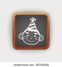 doodle birthday boy