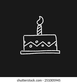 doodle birthday cake