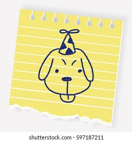 doodle birthday dog