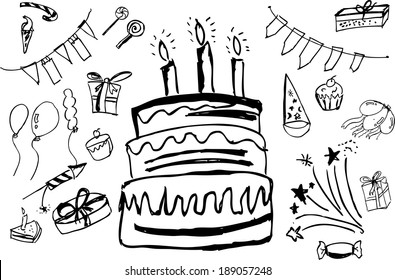 doodle Birthday Stuff 