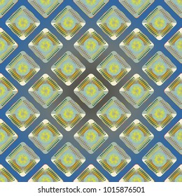 Doodle bisquit cookie or cracker background. Cookie seamless pattern