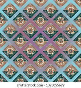 Doodle bisquit cookie or cracker background. Cookie seamless pattern