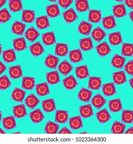 Doodle bisquit cookie or cracker background. Cookie seamless pattern