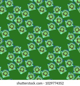 Doodle bisquit cookie or cracker background. Cookie seamless pattern