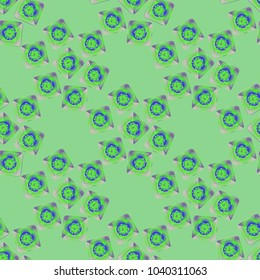 Doodle bisquit cookie or cracker background. Cookie seamless pattern