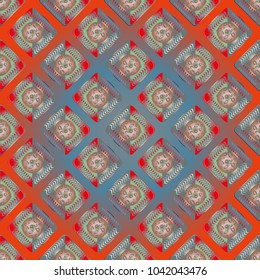 Doodle bisquit cookie or cracker background. Cookie seamless pattern