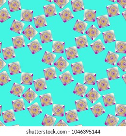 Doodle bisquit cookie or cracker background. Cookie seamless pattern