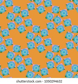 Doodle bisquit cookie or cracker background. Cookie seamless pattern