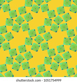 Doodle bisquit cookie or cracker background. Cookie seamless pattern