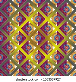 Doodle bisquit cookie or cracker background. Cookie seamless pattern
