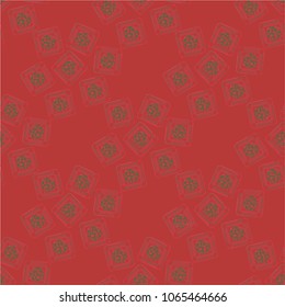 Doodle bisquit cookie or cracker background. Cookie seamless pattern