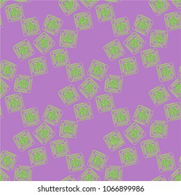 Doodle bisquit cookie or cracker background. Cookie seamless pattern