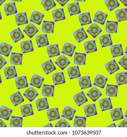 Doodle bisquit cookie or cracker background. Cookie seamless pattern