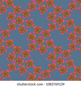 Doodle bisquit cookie or cracker background. Cookie seamless pattern