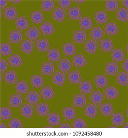 Doodle bisquit cookie or cracker background. Cookie seamless pattern