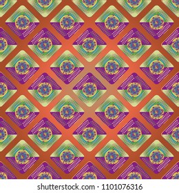 Doodle bisquit cookie or cracker background. Cookie seamless pattern