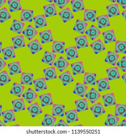 Doodle bisquit cookie or cracker background. Cookie seamless pattern