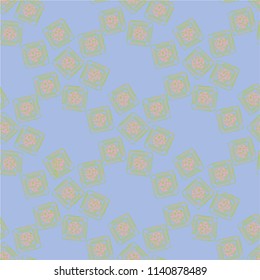 Doodle bisquit cookie or cracker background. Cookie seamless pattern