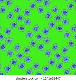 Doodle bisquit cookie or cracker background. Cookie seamless pattern