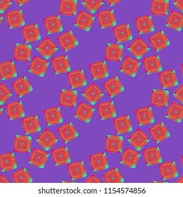 Doodle bisquit cookie or cracker background. Cookie seamless pattern