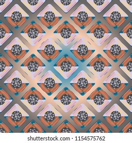 Doodle bisquit cookie or cracker background. Cookie seamless pattern