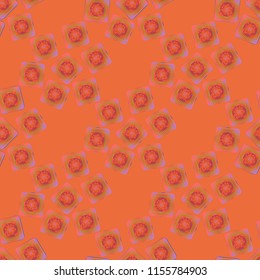 Doodle bisquit cookie or cracker background. Cookie seamless pattern