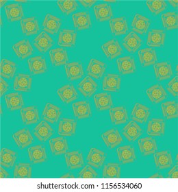 Doodle bisquit cookie or cracker background. Cookie seamless pattern