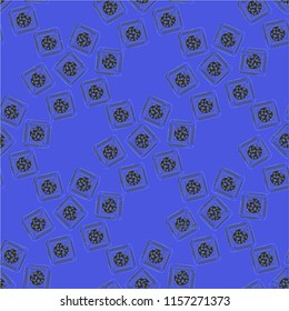Doodle bisquit cookie or cracker background. Cookie seamless pattern