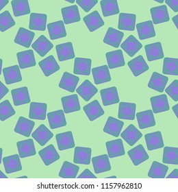 Doodle bisquit cookie or cracker background. Cookie seamless pattern