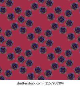 Doodle bisquit cookie or cracker background. Cookie seamless pattern