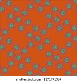 Doodle bisquit cookie or cracker background. Cookie seamless pattern