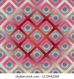 Doodle bisquit cookie or cracker background. Cookie seamless pattern