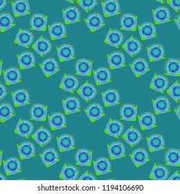 Doodle bisquit cookie or cracker background. Cookie seamless pattern