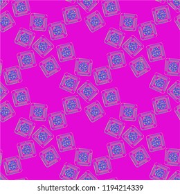 Doodle bisquit cookie or cracker background. Cookie seamless pattern