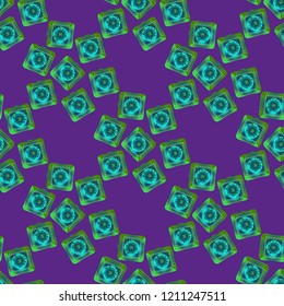 Doodle bisquit cookie or cracker background. Cookie seamless pattern