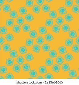 Doodle bisquit cookie or cracker background. Cookie seamless pattern