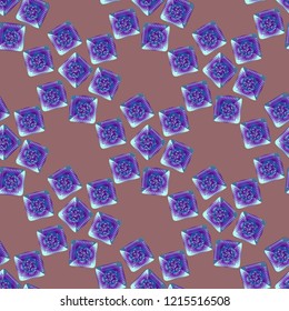 Doodle bisquit cookie or cracker background. Cookie seamless pattern