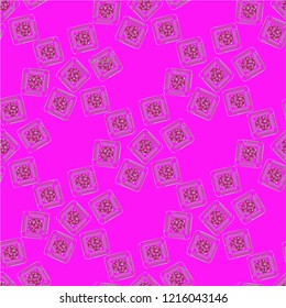 Doodle bisquit cookie or cracker background. Cookie seamless pattern
